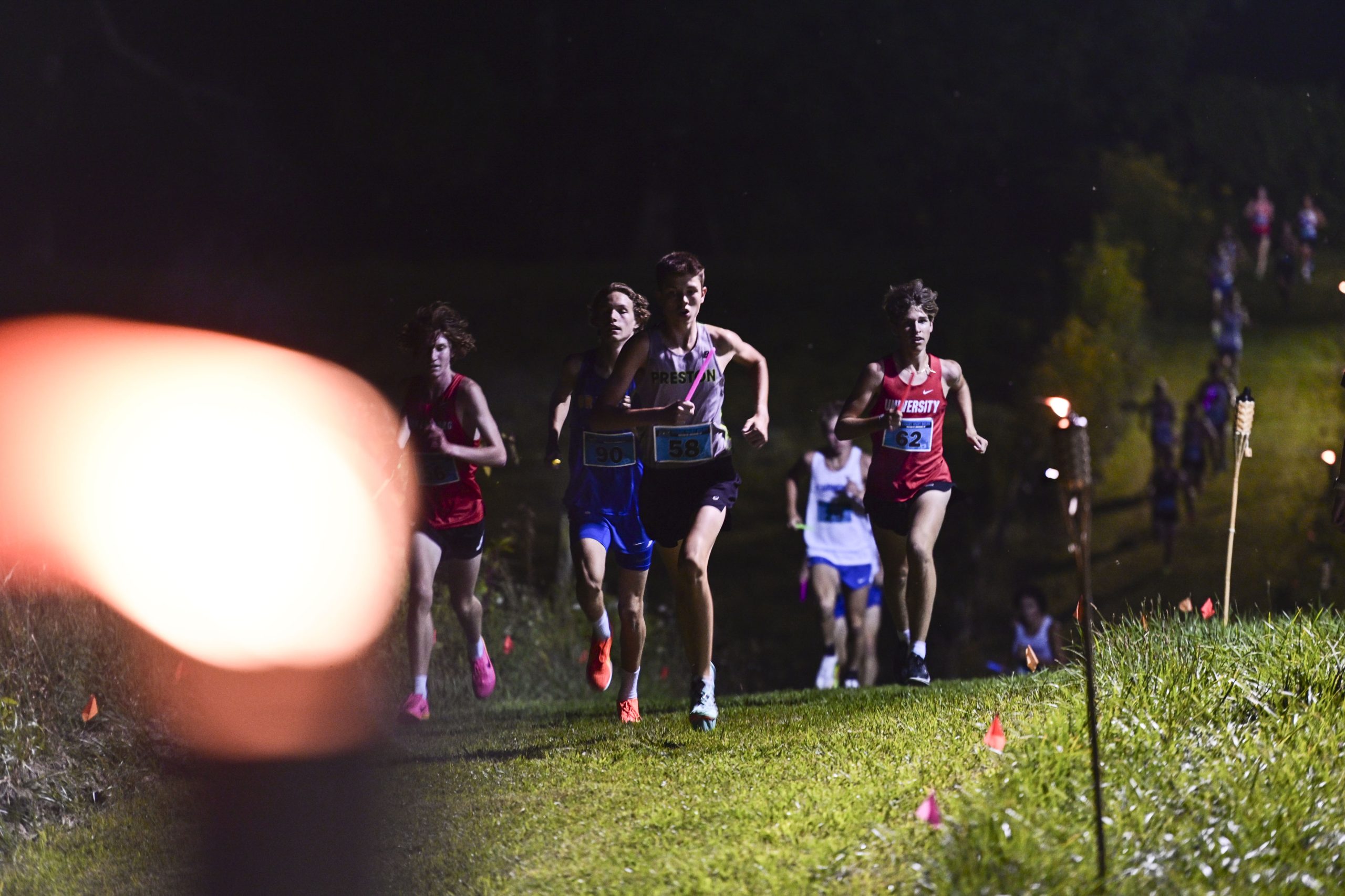 The high school cross country season kicks off with Preston's Knight Night relays